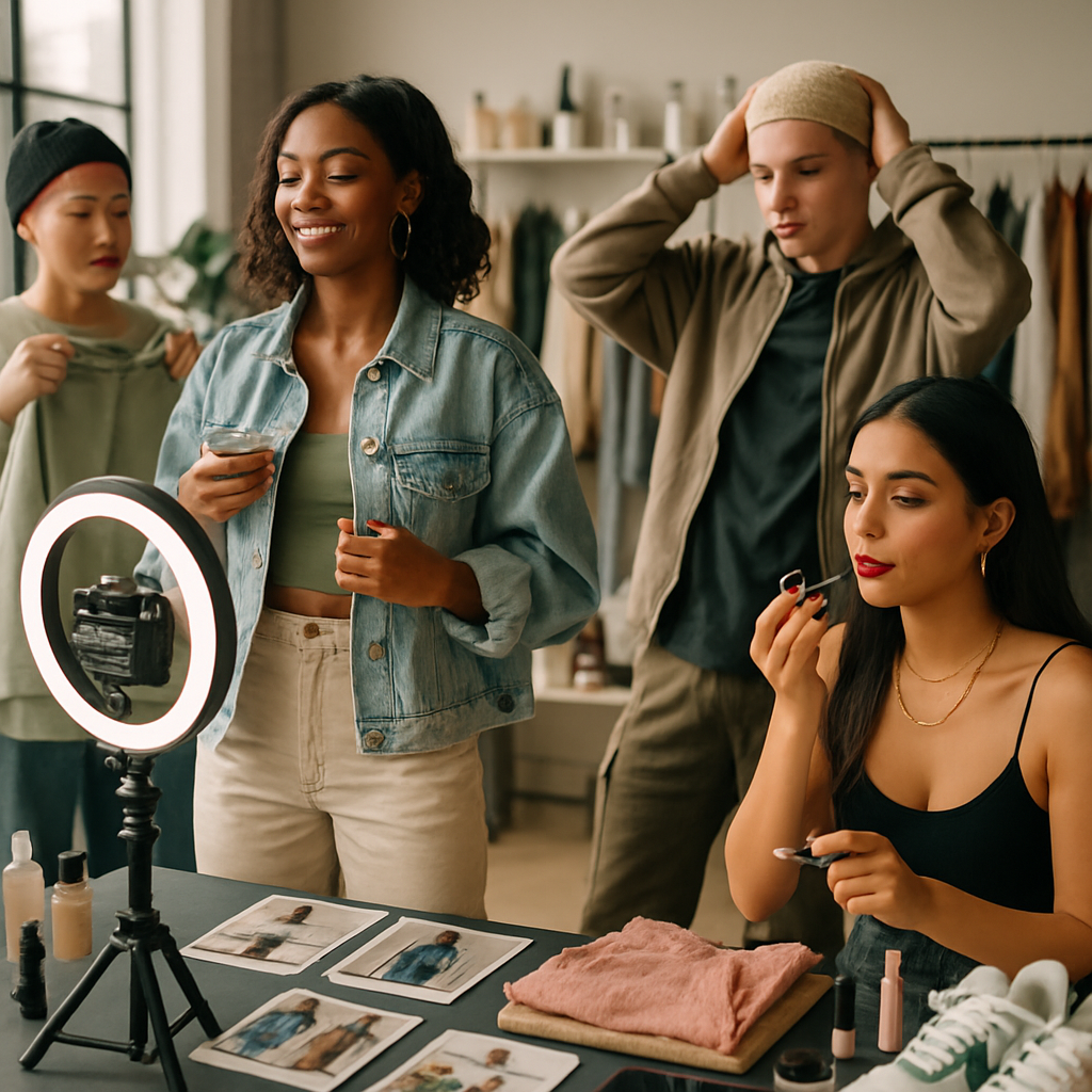 Influencer curated lookbook